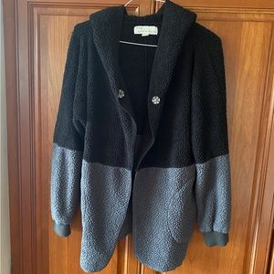 Vintage Havana Hooded Sherpa Jacket